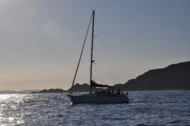  En un velero 